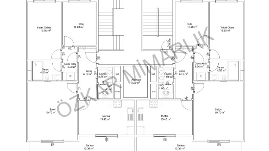 Profesyonel AutoCAD Kat Planı